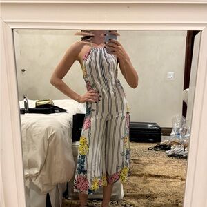 FARM Rio Multicolor Striped Jumpsuit